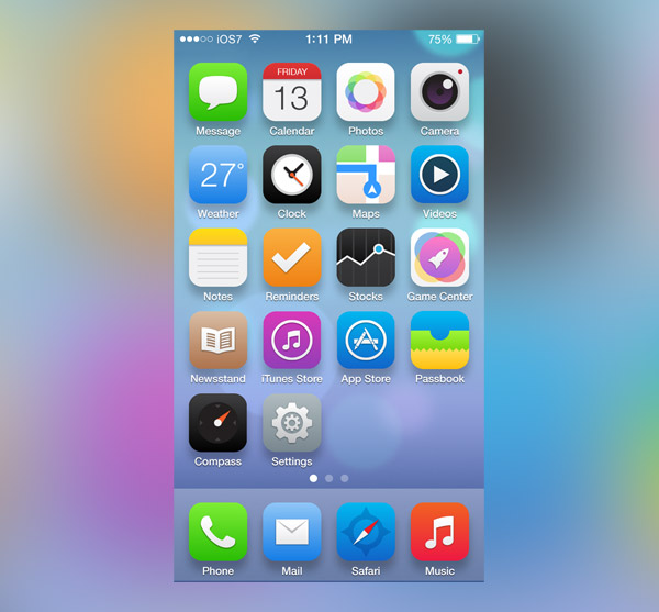 iOS Redesign by Fareast Binsteera