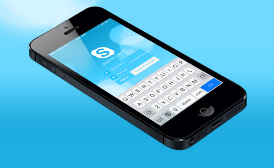 Skype Redesign iOS7 by Tadas Jotkevicius