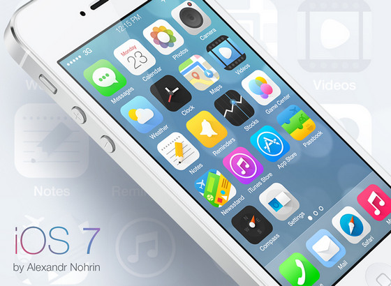 iOS icons by Alexandr Nohrin