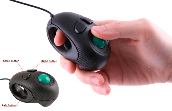 USB Handheld Trackball Mouse