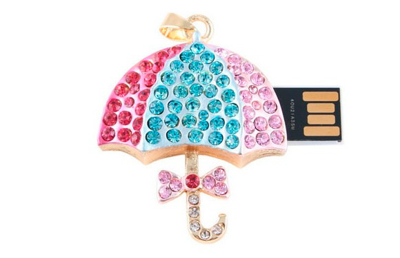 Jewel Umbrella USB Drive